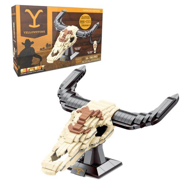 Yellowstone Steer Skull (563 Pcs.) Brickcraft 2023 Brick Building Set - Picture 2 of 5